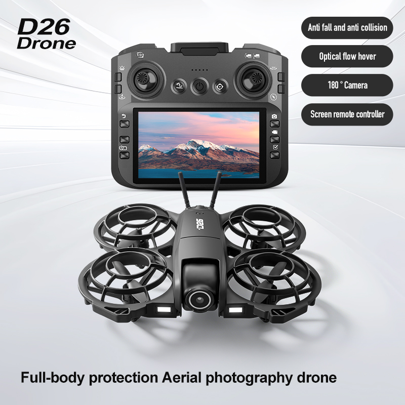D26 ドローン 4K 空撮HD 180 °   カメラ付き - Drone Gimbal Brushless のレビューと価格