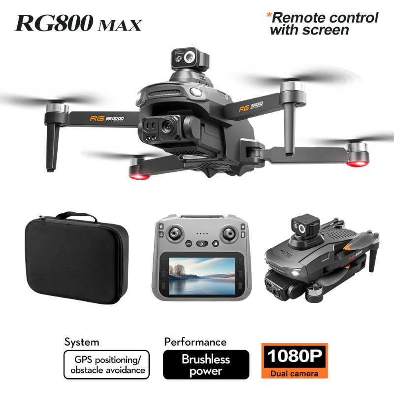 新しい RG800 MAX ドローン 1080P HD カメ - Drone Gimbal Brushless のレビューと価格